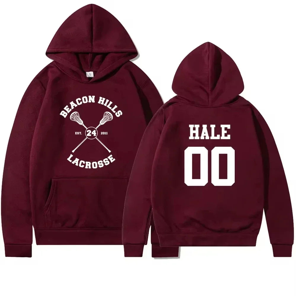 Crimson Wolf Hoodie