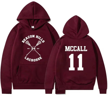 Crimson Wolf Hoodie